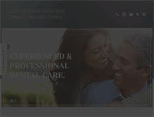Tablet Screenshot of centurydentalny.com